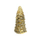 Svenska statue vivante sapin de Noël verre LED or 20cm