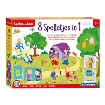 Clementoni joue à l'apprentissage 8 jeux en 1