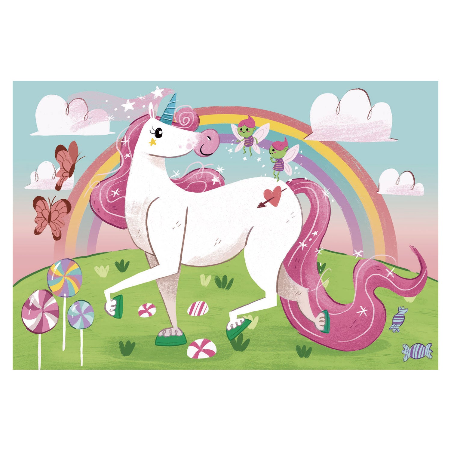 Clementoni Puzzle Unicorn, 104st.