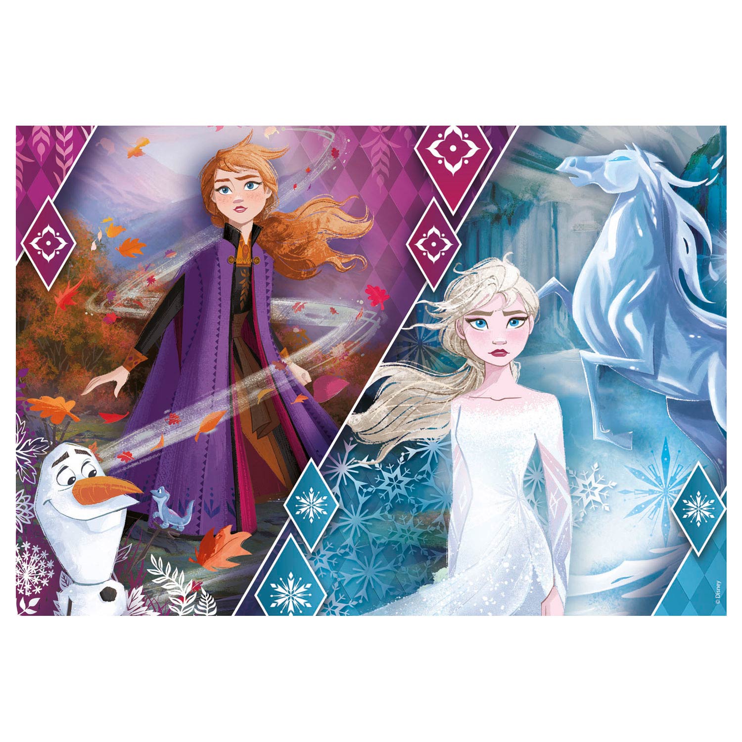 Clementoni Glitter Puzzle Disney Frozen 2, 104st.