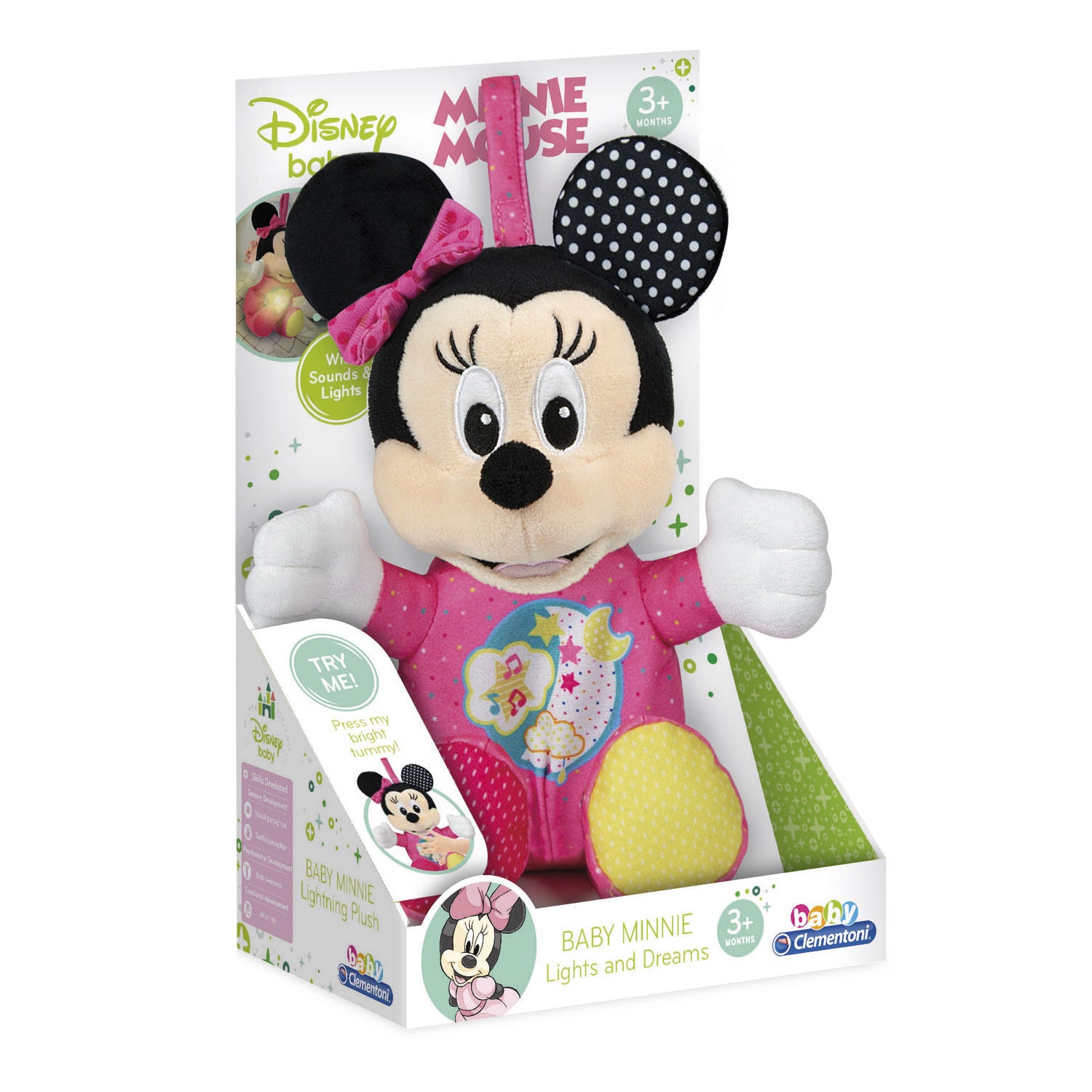 Clementoni Minnie Mouse étreint avec de la musique et de la lumière