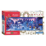 Clementoni Panorama Puzzle Christmas, 1000st. - afbeelding 1
