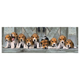 Clementoni Panorama Puzzle Beagles, 1000st. - afbeelding 2
