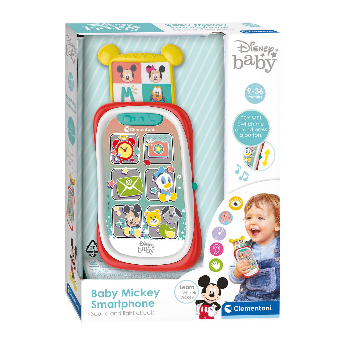 Clementoni Disney Baby Mickey Mouse Téléphone