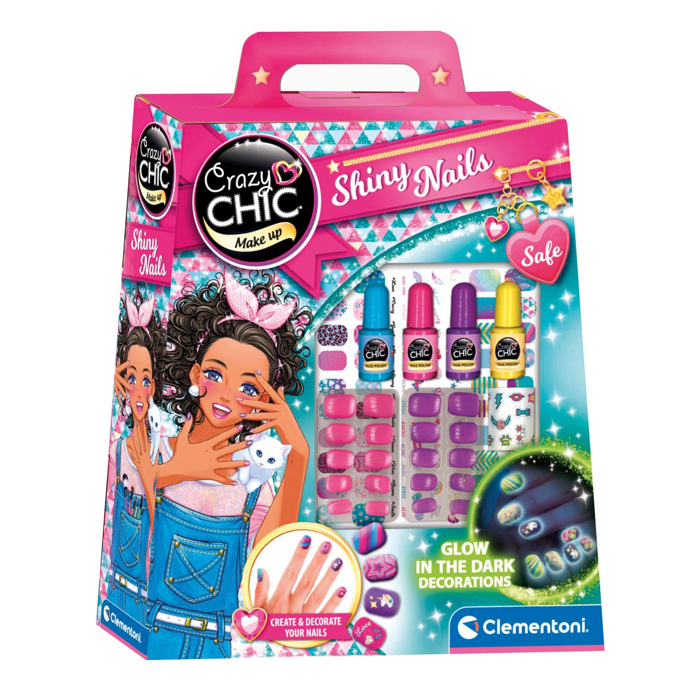 Clementoni crazy chic - ongles fluo