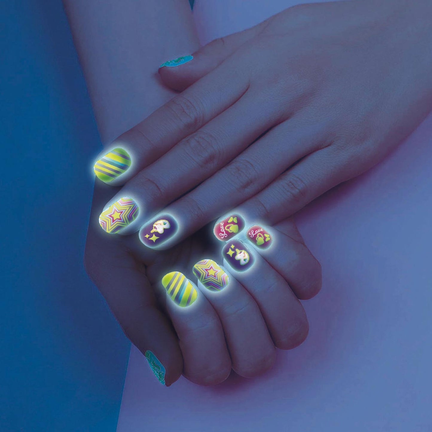 Clementoni crazy chic - ongles fluo