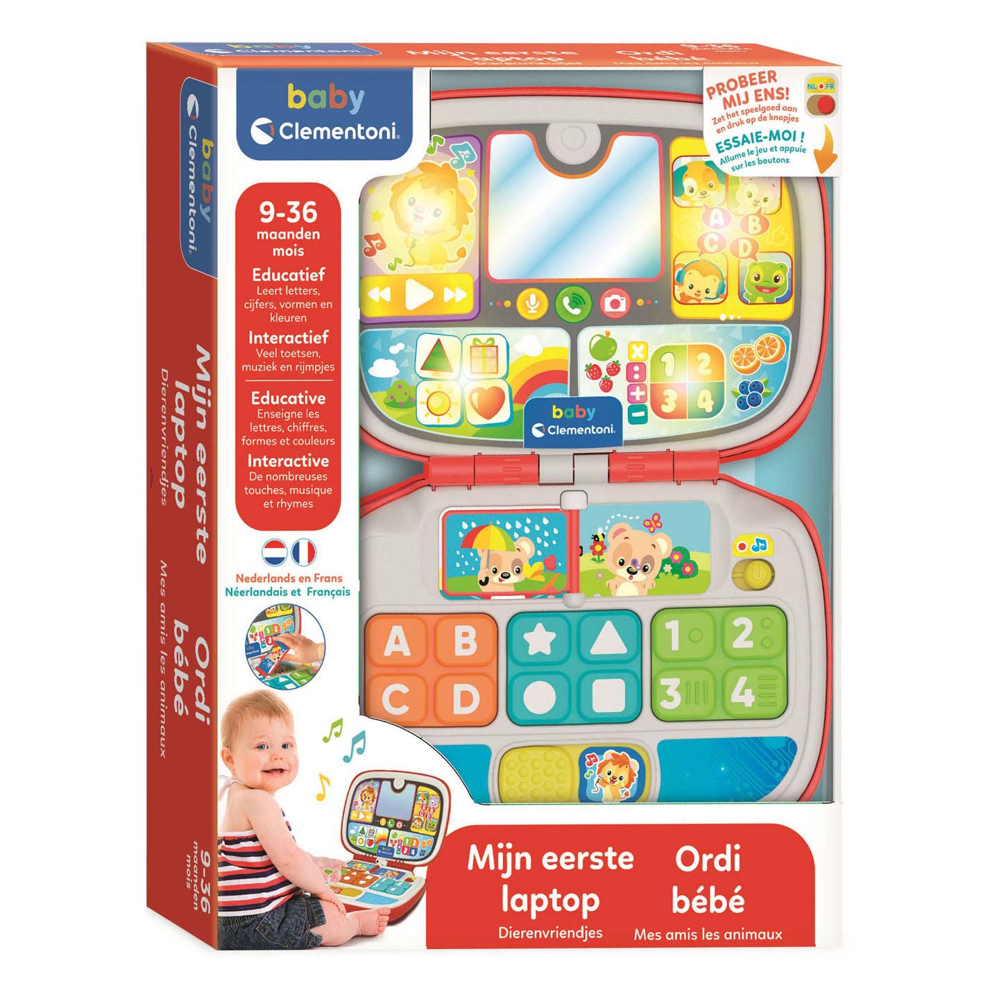 Ordinateur portable de bébé Clementoni