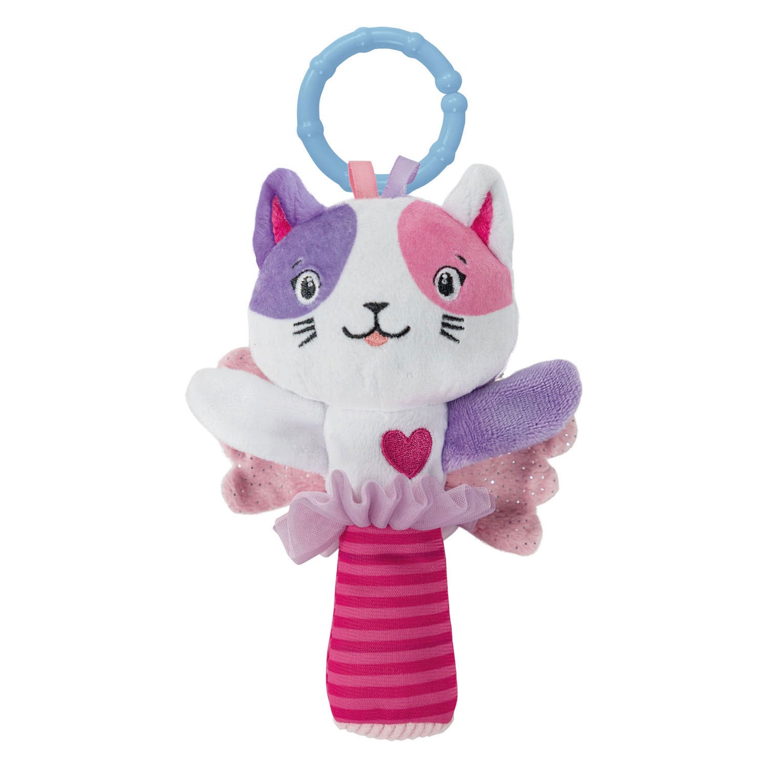 Clementoni bébé Pluchen Rammelaar Kat