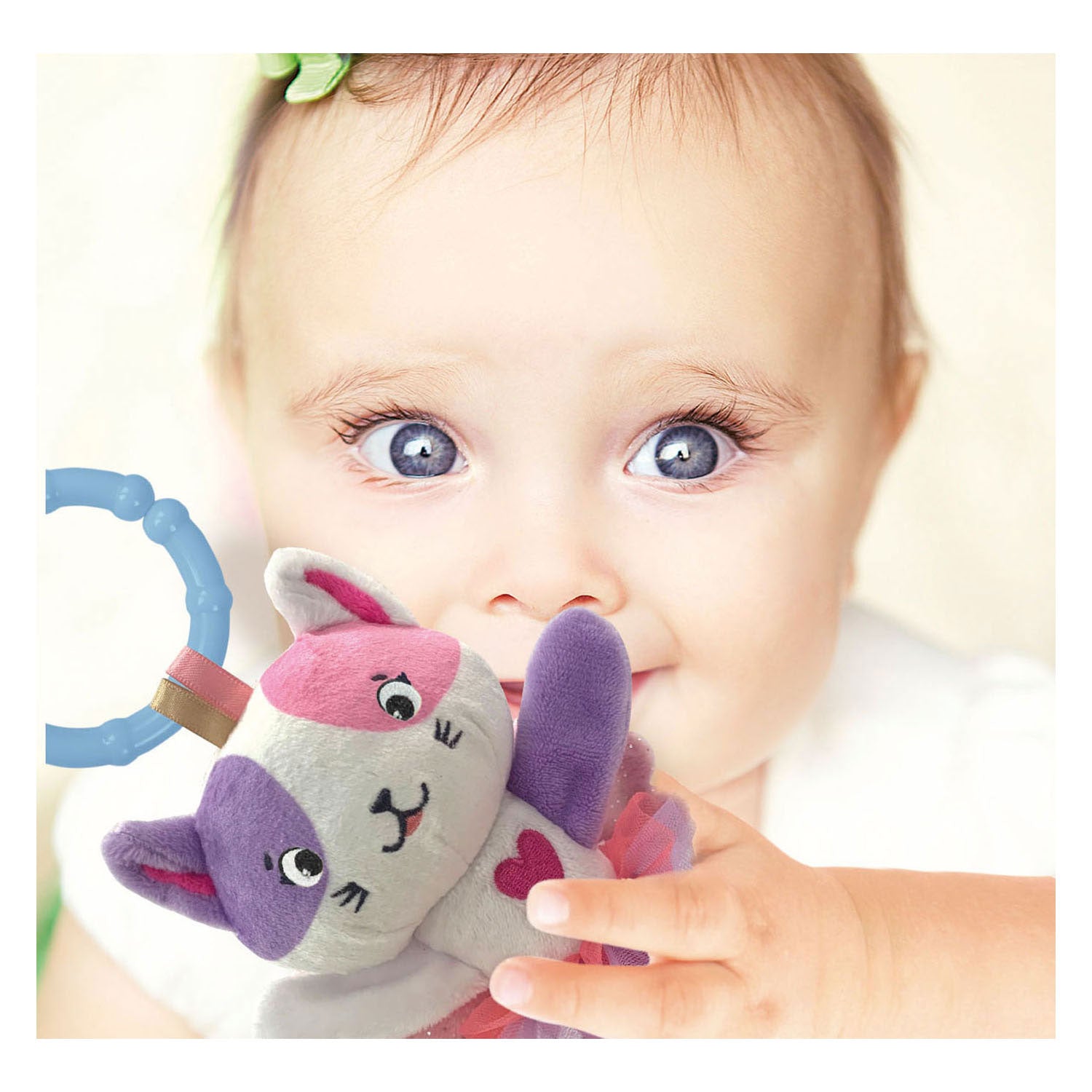 Clementoni bébé Pluchen Rammelaar Kat
