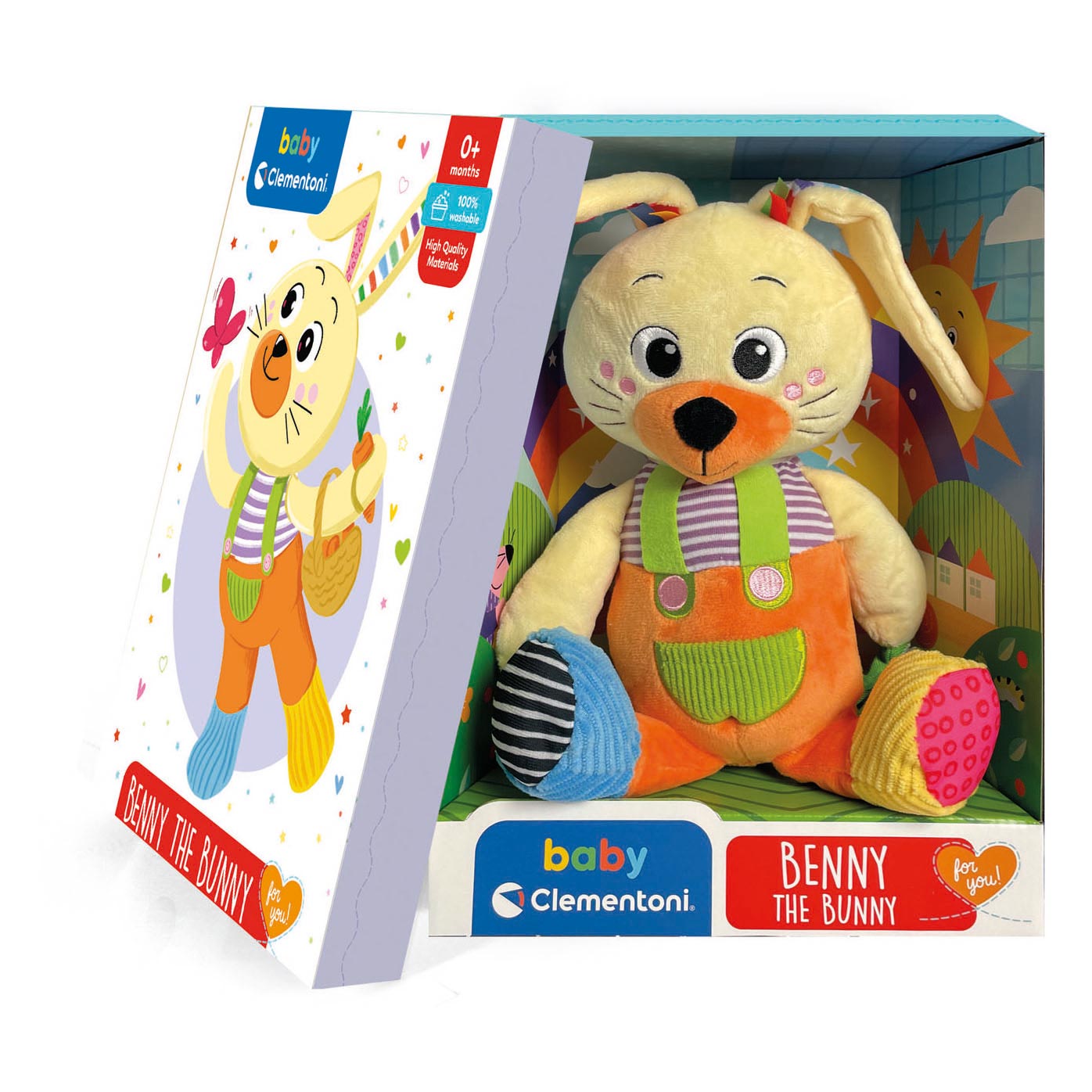Clementoni bébé Pluchen Cuddle Benny Het Konijn