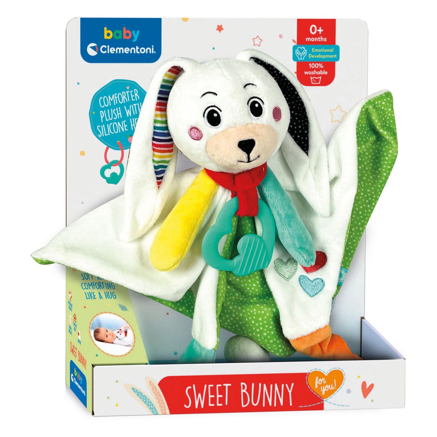 Clementoni Baby Cudd Cudle Tissu lapin
