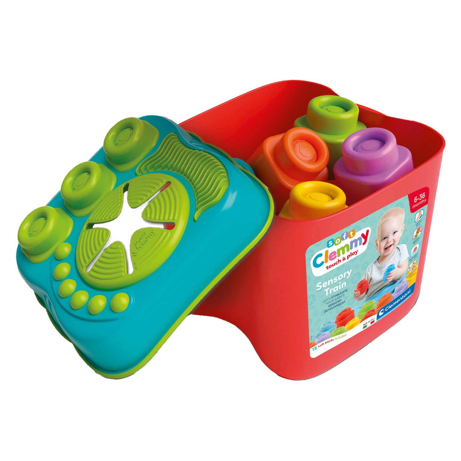 Clementoni Baby Clemmy Sensory Betory avec des blocs