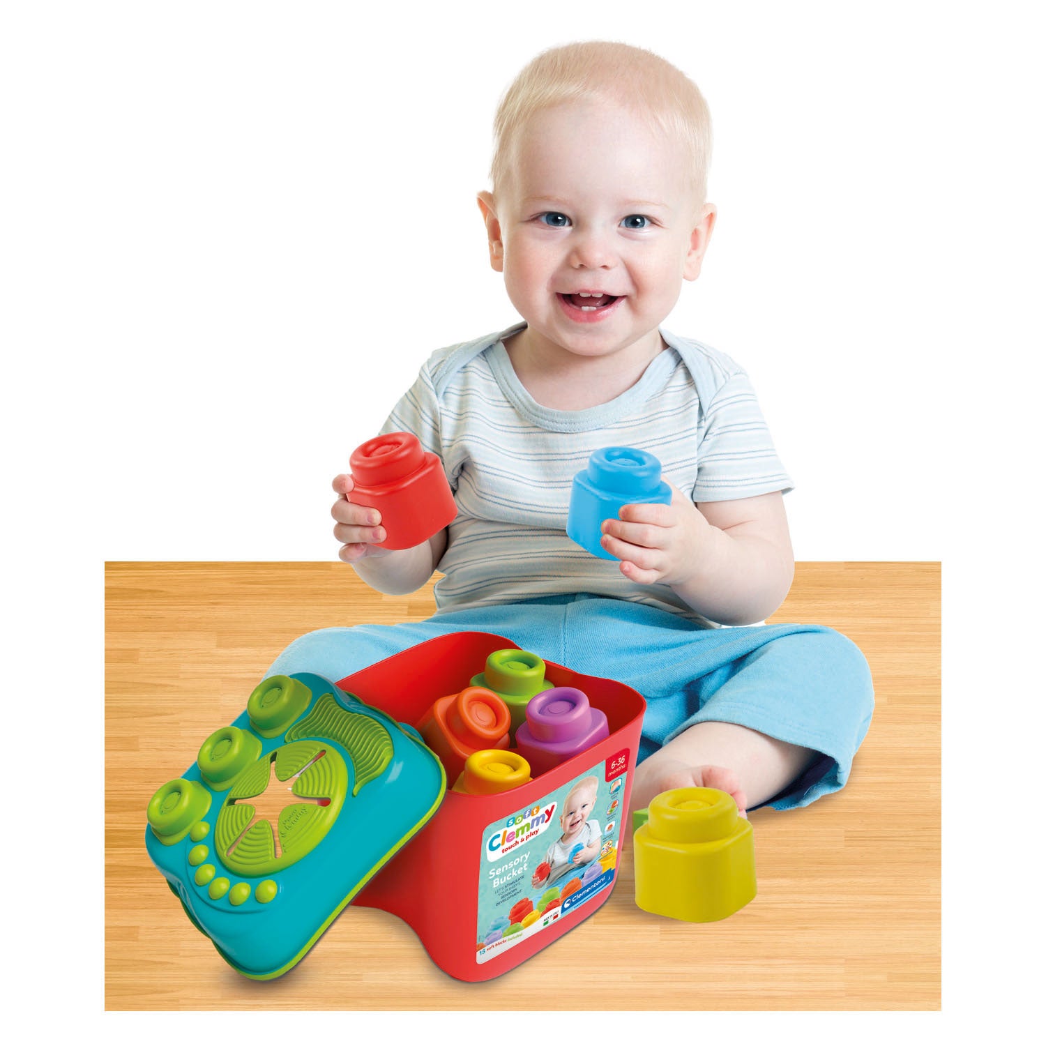 Clementoni Baby Clemmy Sensory Betory avec des blocs