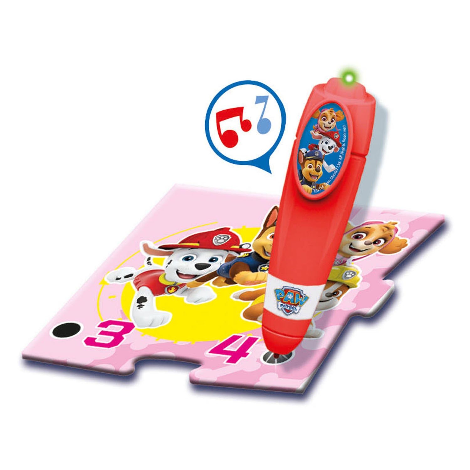 Puzzle de plancher de Clementoni Grand interactif - PAW PATROL PINK