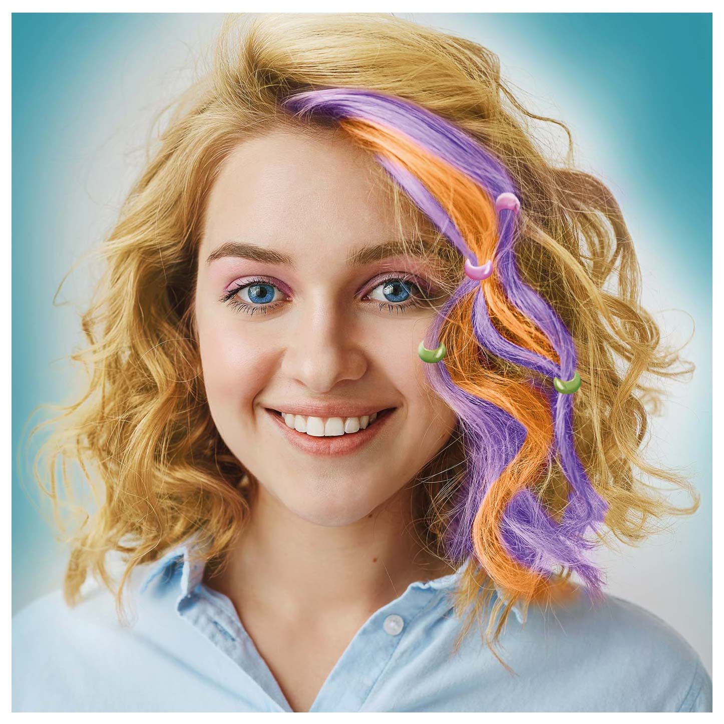 Clementoni Crazy Chic Trendy Hairstyle Hair Paint Kit de peinture