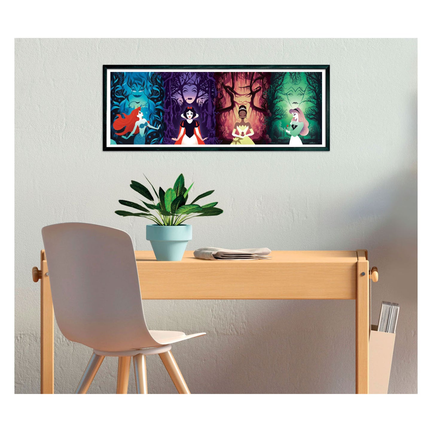 Clementoni Panorama Puzzle Puzzle Disney Princess, 1000st.