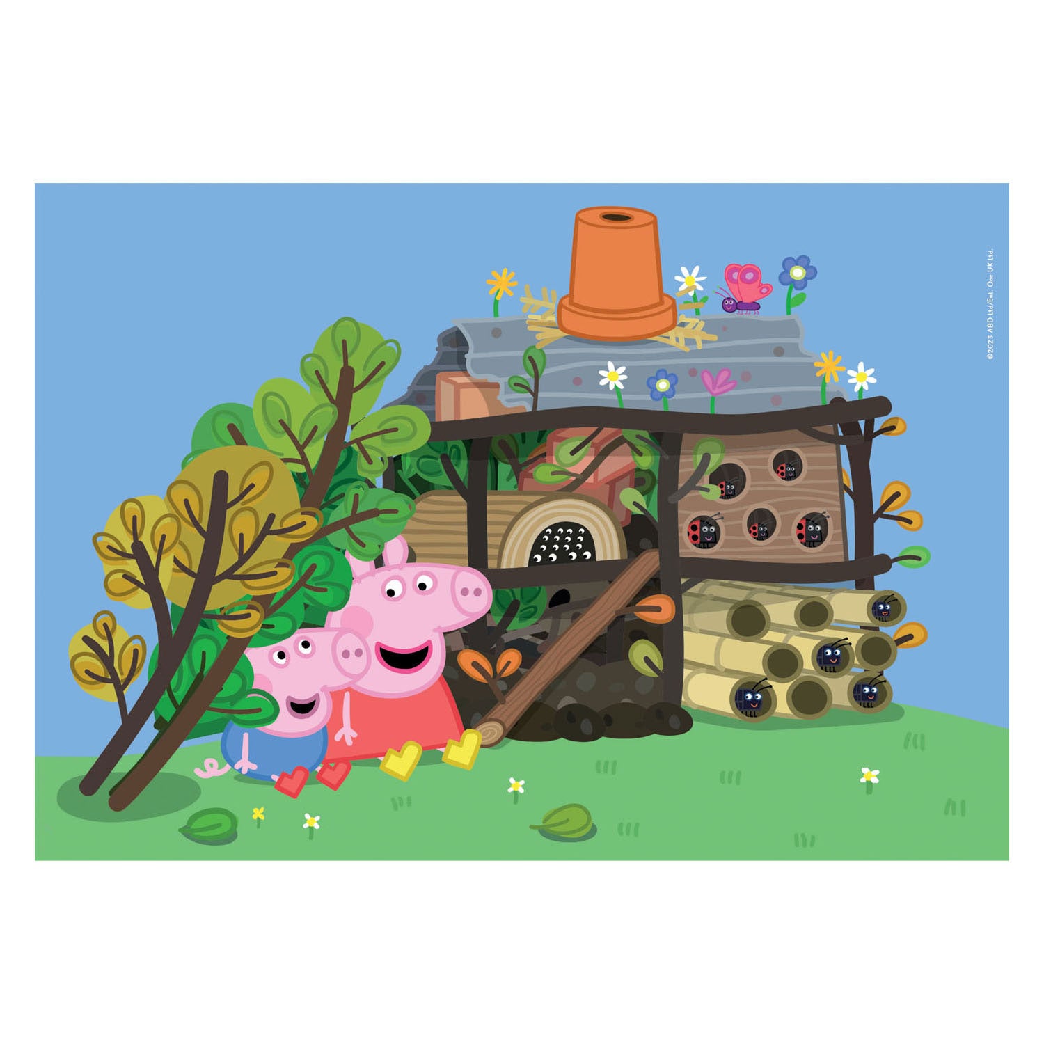 Clementoni Puzzle Jigsaw - Peppa Pig, 2x60st.