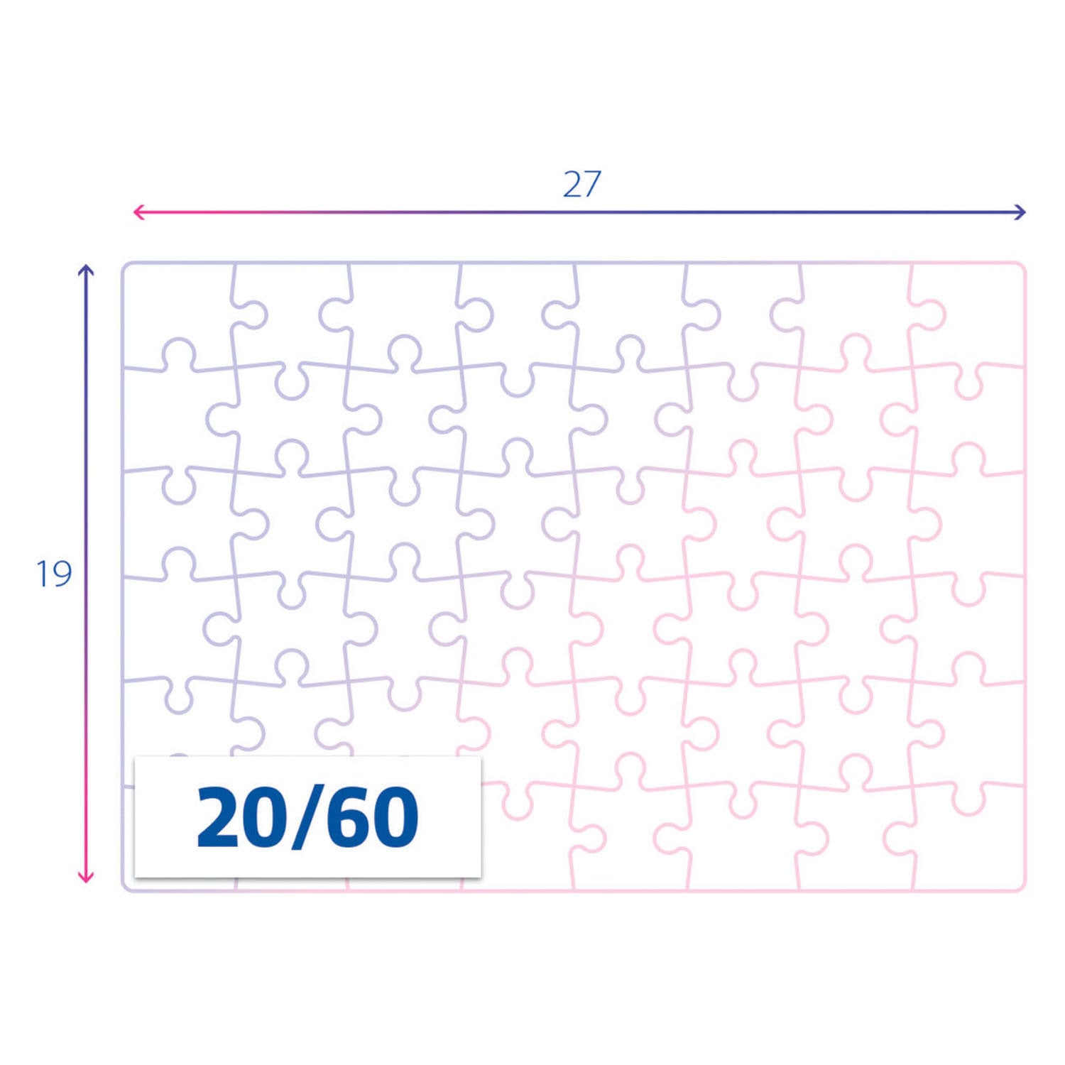 Clementoni Puzzle Jigsaw - Peppa Pig, 2x60st.
