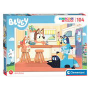 Clementoni Puzzle Jigsaw - Bluey in the Kitchen, 104st. - afbeelding 1