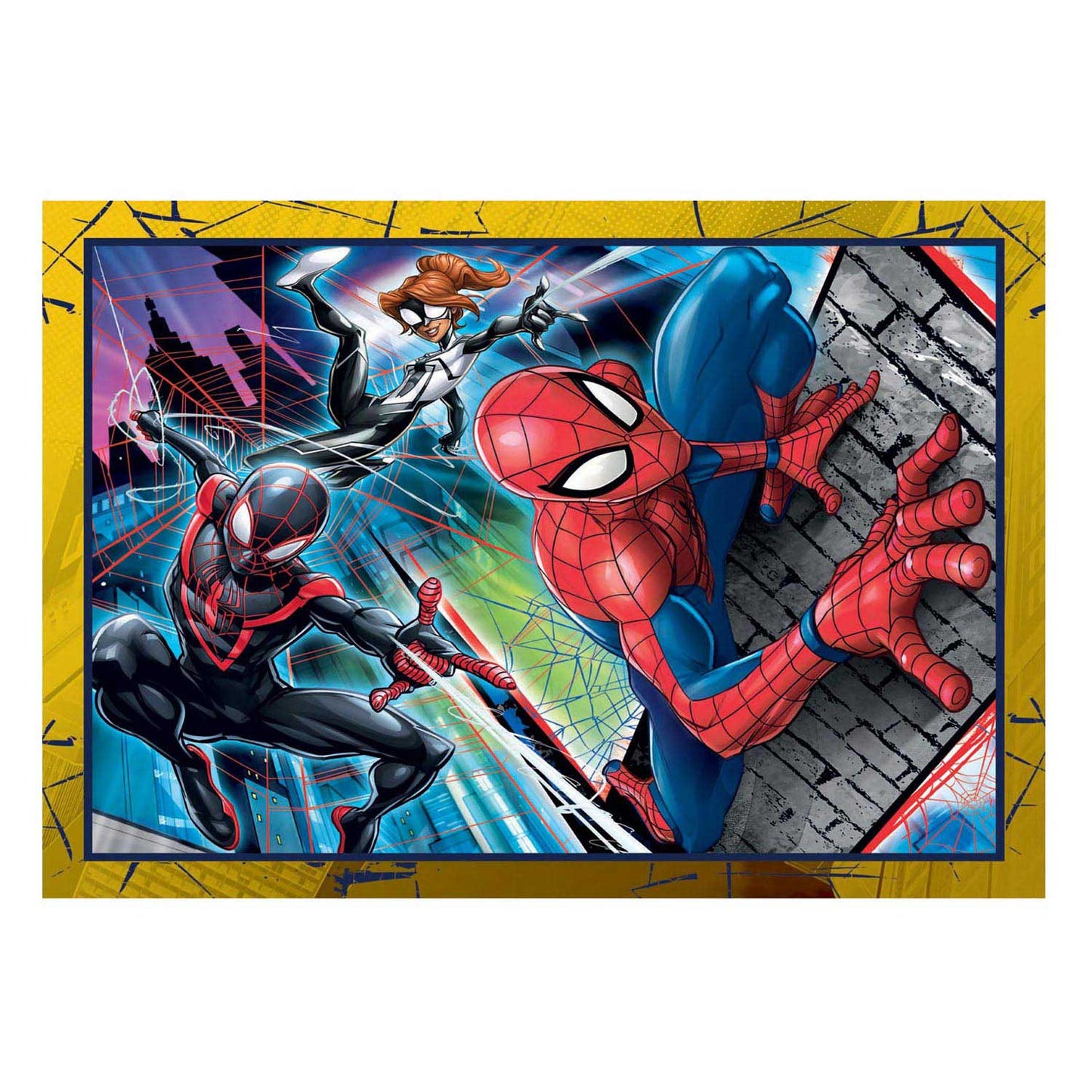 Clementoni Puzzles Marvel Spiderman, 4in1
