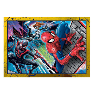 Clementoni Puzzles Marvel Spiderman, 4in1