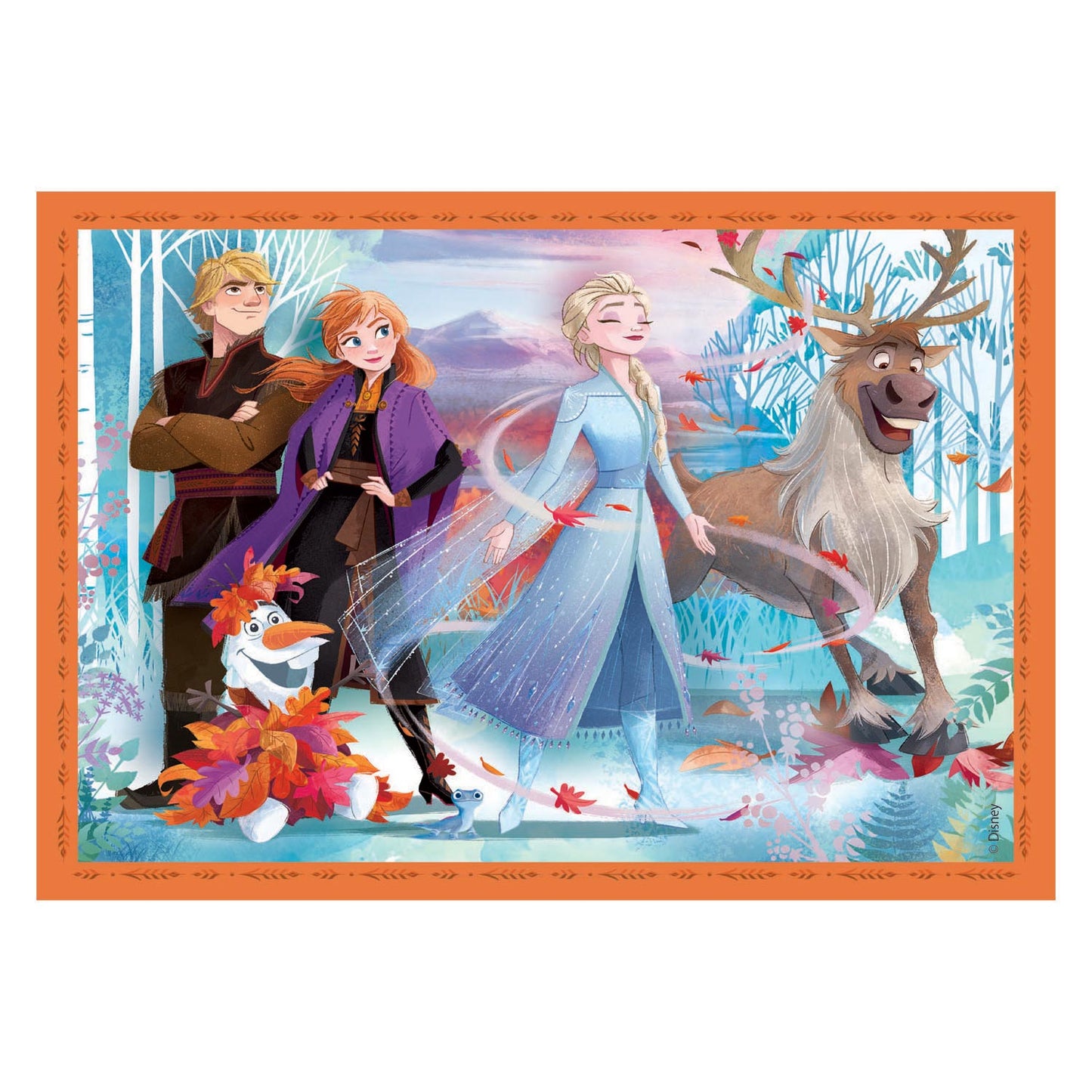 Clementoni Puzzles Disney Frozen, 4in1