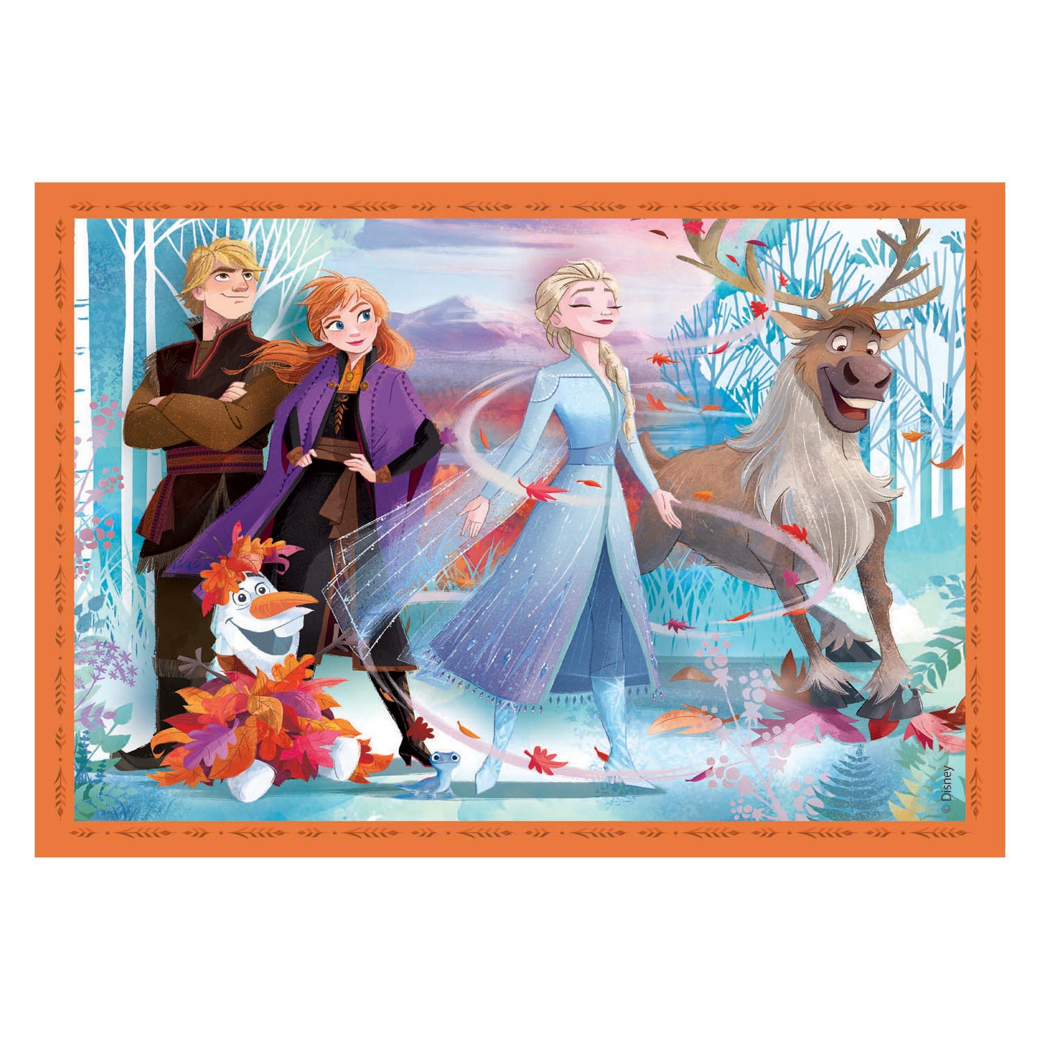 Clementoni Puzzles Disney Frozen, 4in1