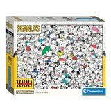 Clementoni Puzzle Jigsaw Impossible Peanuts Snoopy, 1000st. - afbeelding 1