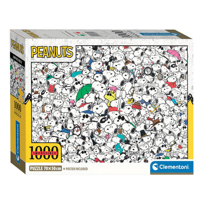 Clementoni Puzzle Jigsaw Impossible Peanuts Snoopy, 1000st.