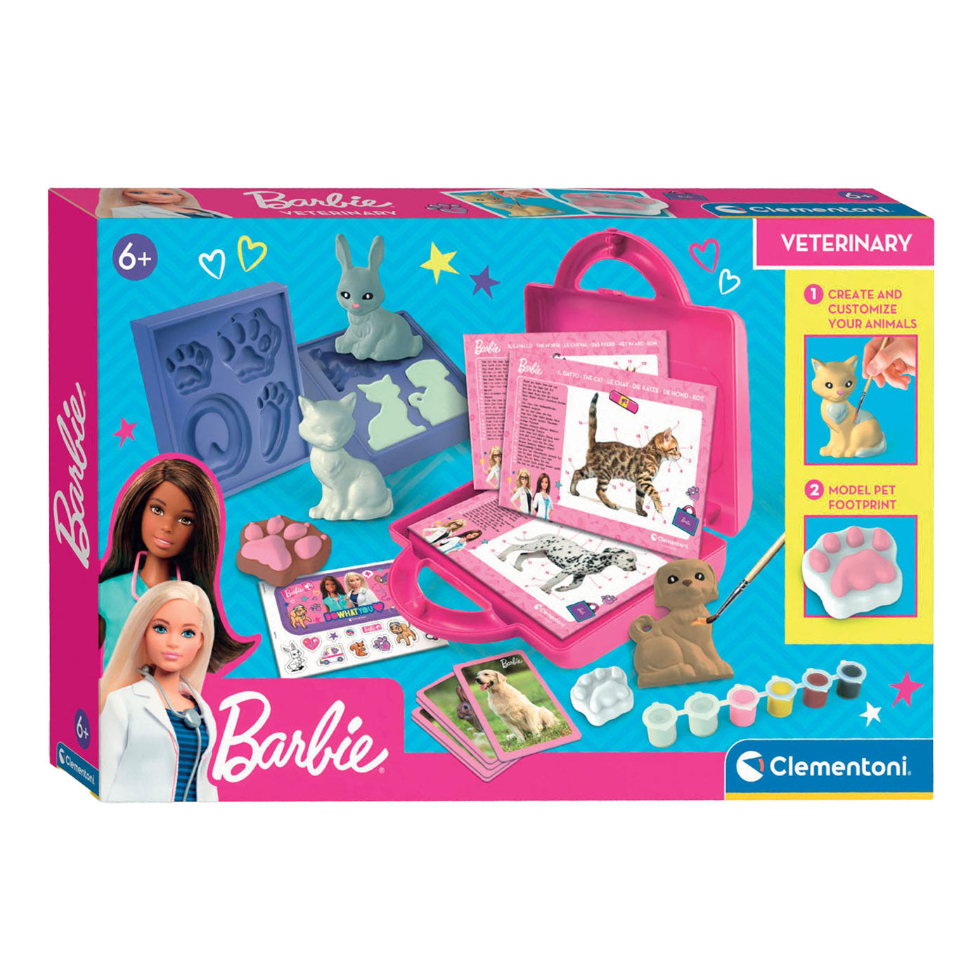 Ensemble d'artisanat vétérinaire Clementoni Barbie