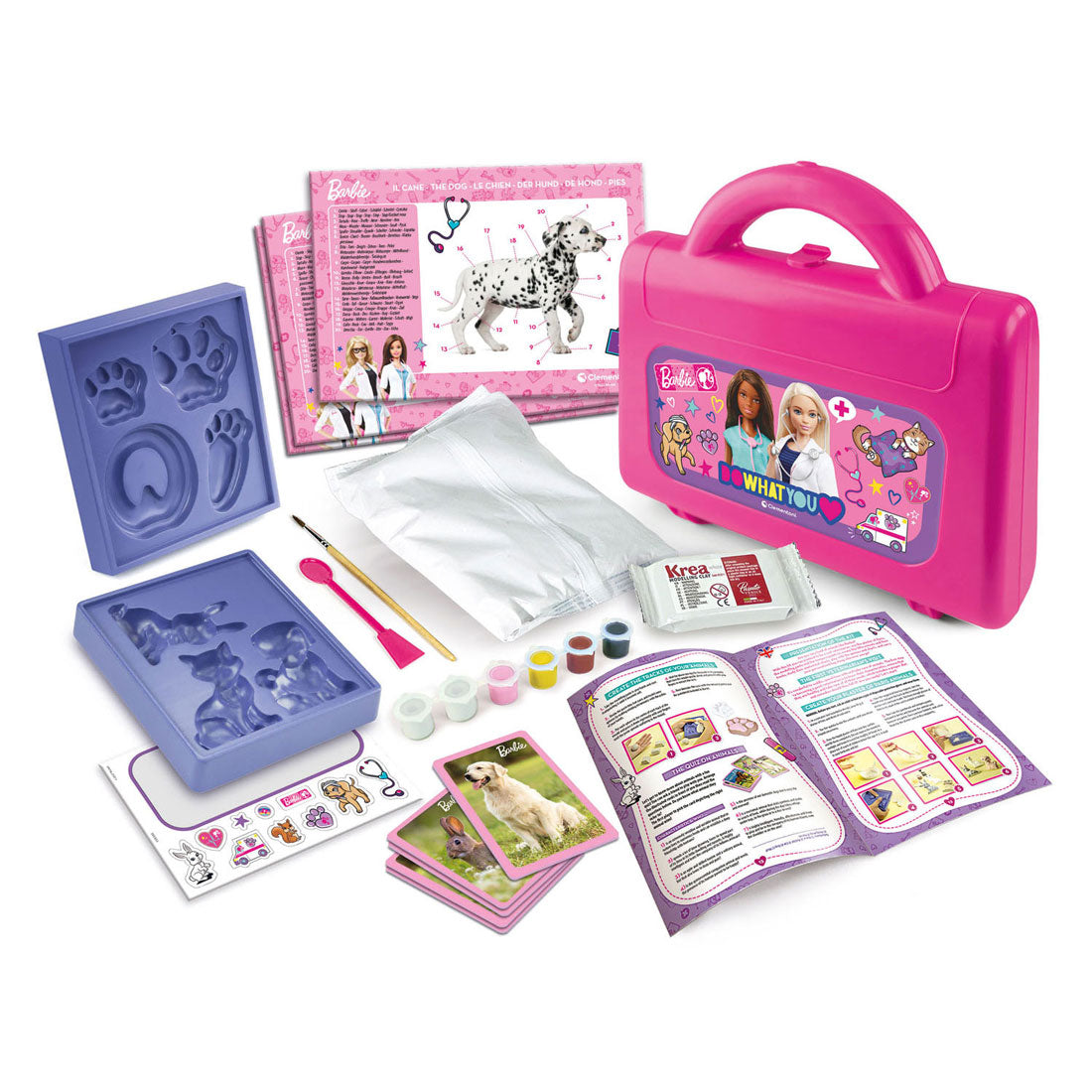Ensemble d'artisanat vétérinaire Clementoni Barbie