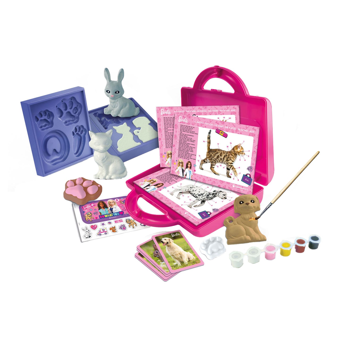 Ensemble d'artisanat vétérinaire Clementoni Barbie