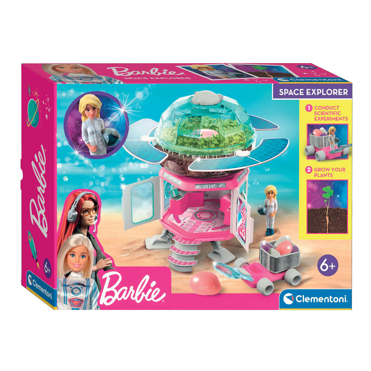 Ensemble d'artisanat d'explorateur de l'espace Barbie Clementoni Barbie