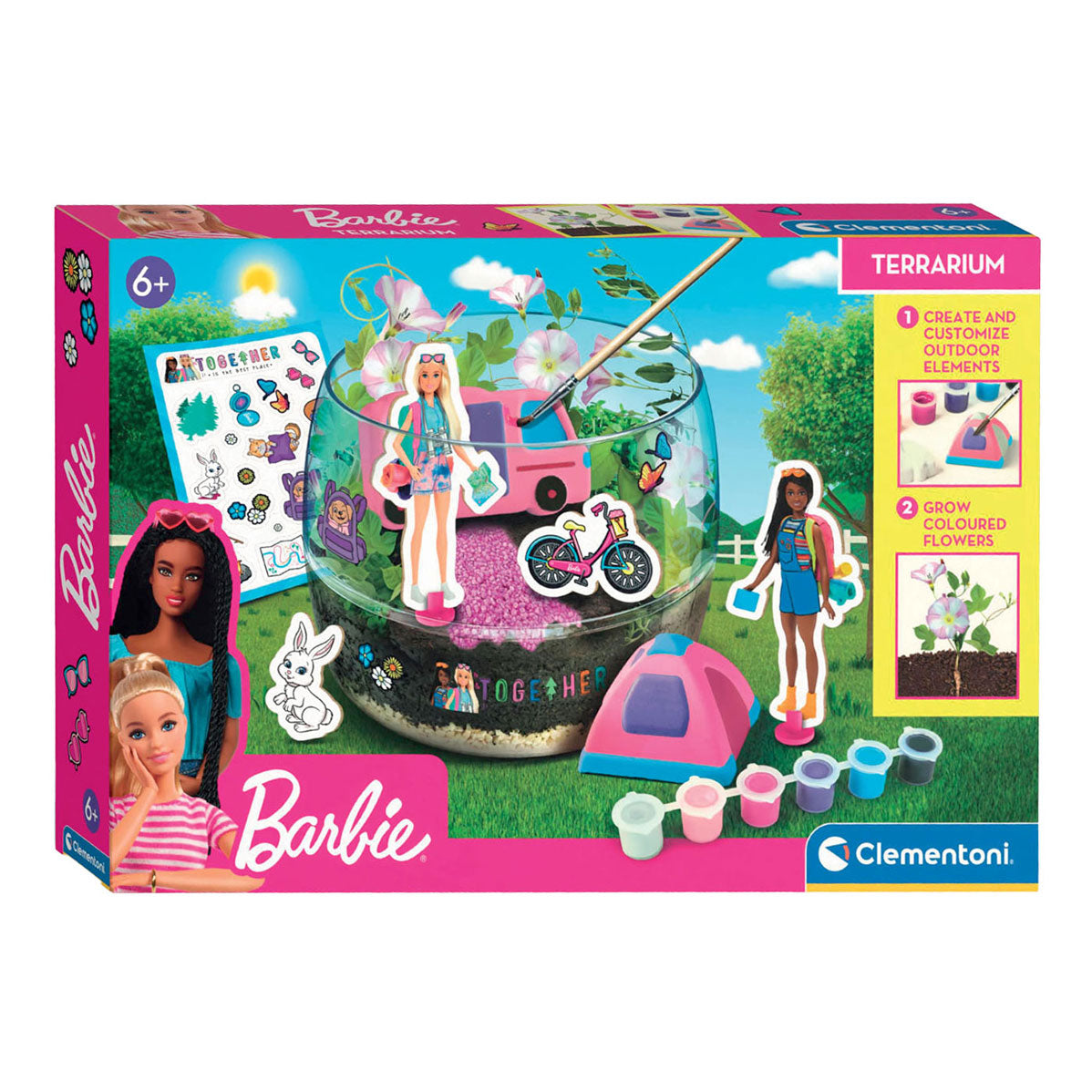 Ensemble d'artisanat de terrarium Barbie Clementoni