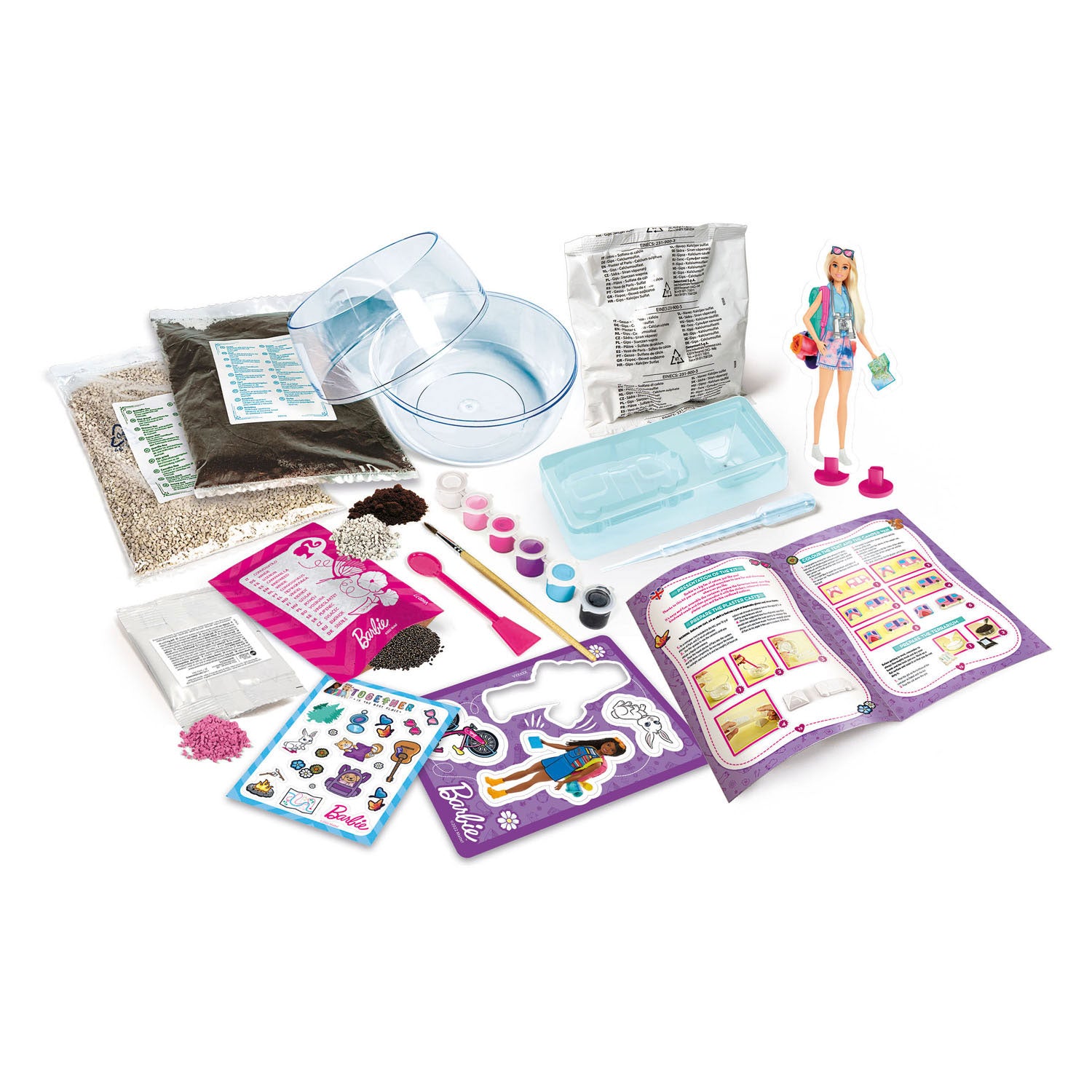 Ensemble d'artisanat de terrarium Barbie Clementoni