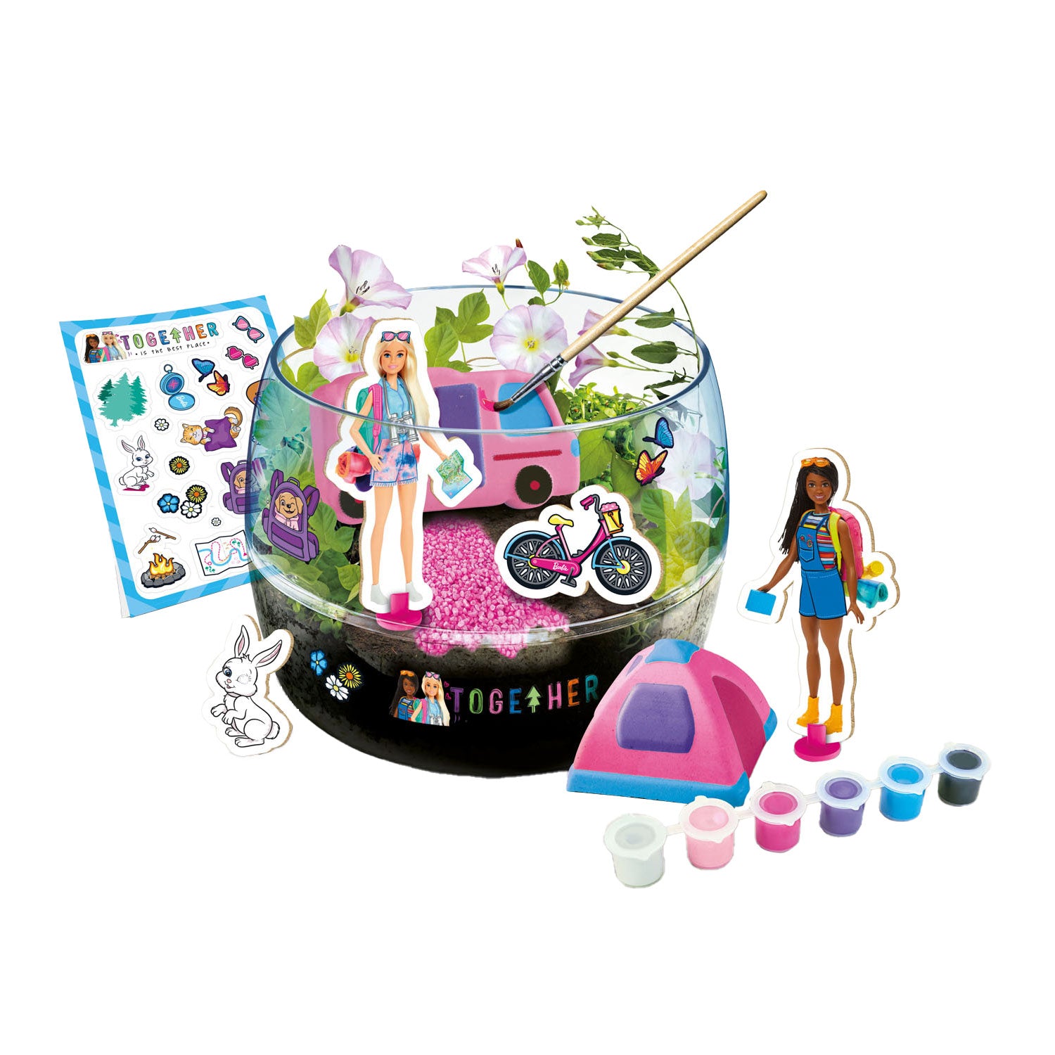 Ensemble d'artisanat de terrarium Barbie Clementoni