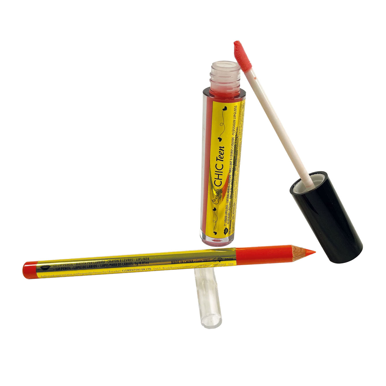 Clementoni Crazy Chic Lip gloss et Lippotlood Tropical Vibe, 2st.