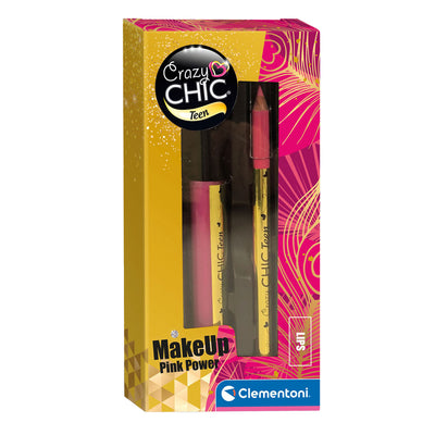 Clementoni Crazy Chic Lip gloss et Lippotlood Pink Power, 2e.