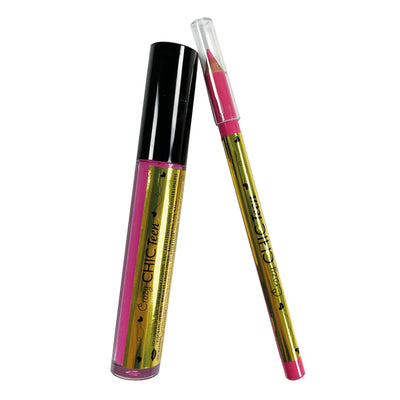 Clementoni Crazy Chic Lip gloss et Lippotlood Pink Power, 2e.