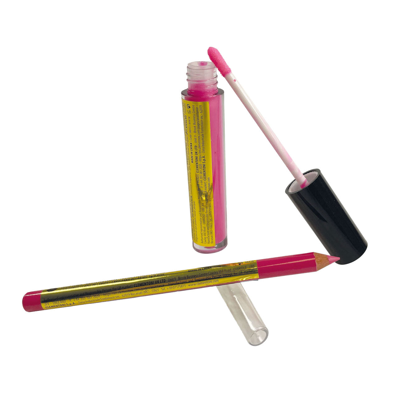 Clementoni Crazy Chic Lip gloss et Lippotlood Pink Power, 2e.