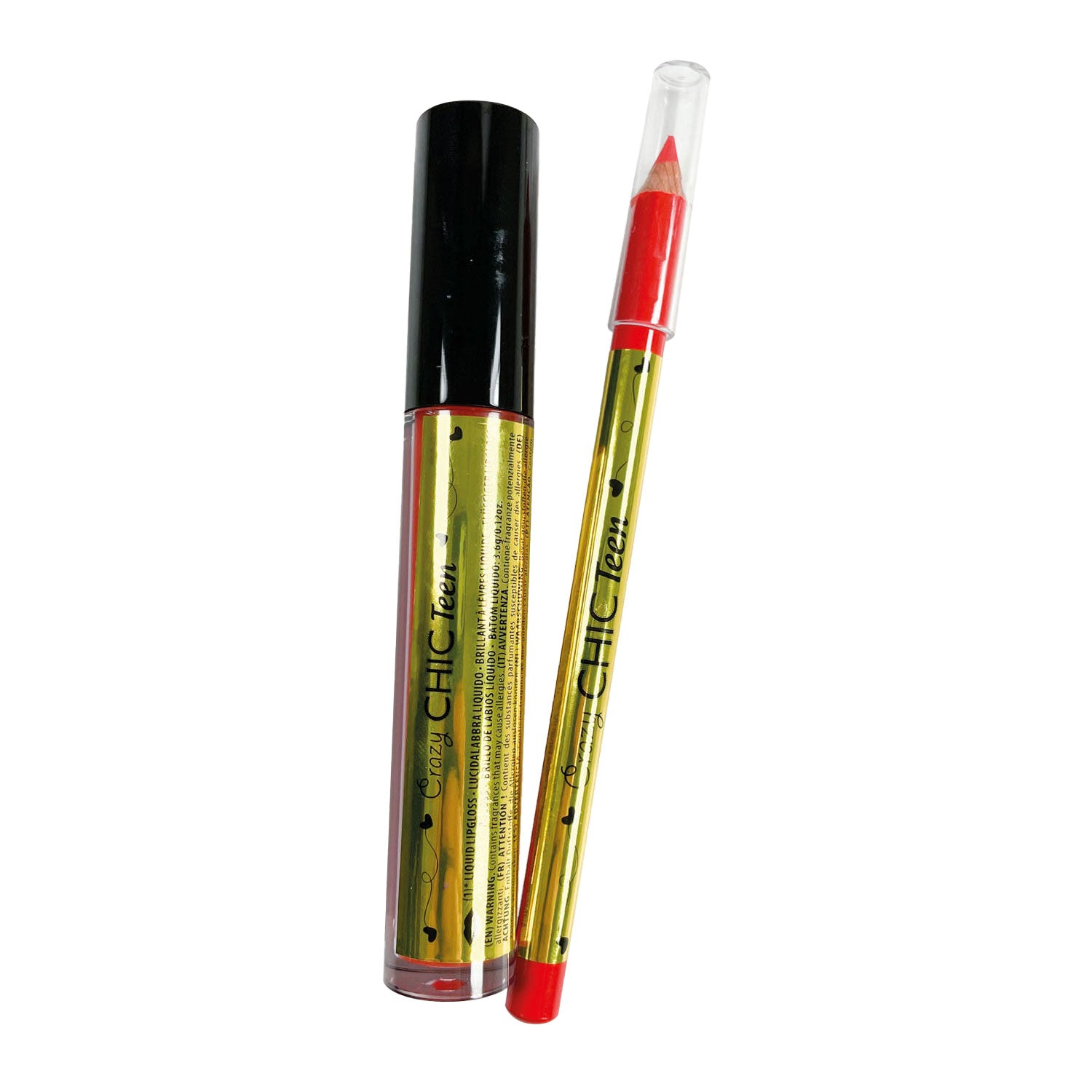 Clementoni Crazy Chic Lipgloss et Lippotlood Party Queen, 2e.