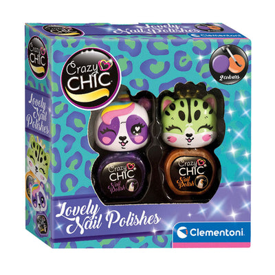 Clementoni Crazy Chic Rustrour à ongles Orange Purple, 2e.