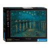 Puzzle de Jigsaw Clementoni de Gogh Night Over the Rhône, 1000st.