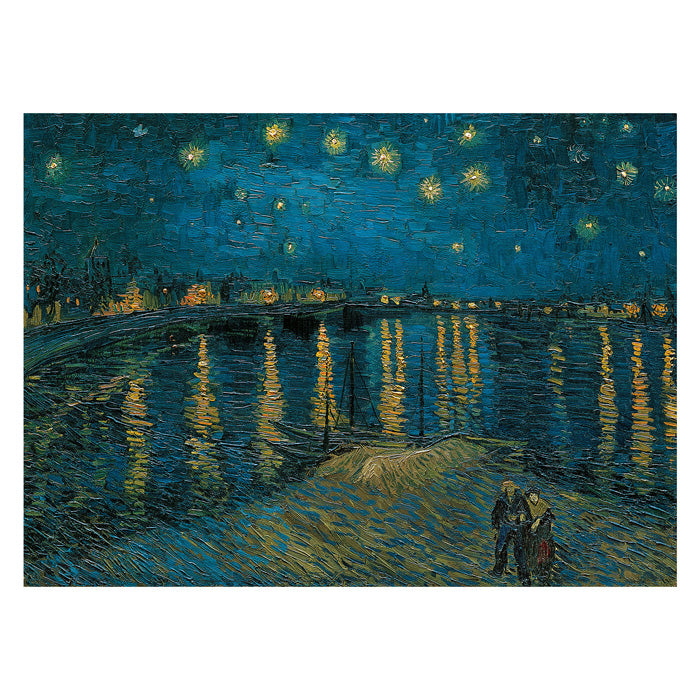 Puzzle de Jigsaw Clementoni de Gogh Night Over the Rhône, 1000st.