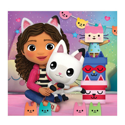 Puzzle de jambe Super Color Square Gabby's Dollhouse, 3x48st.
