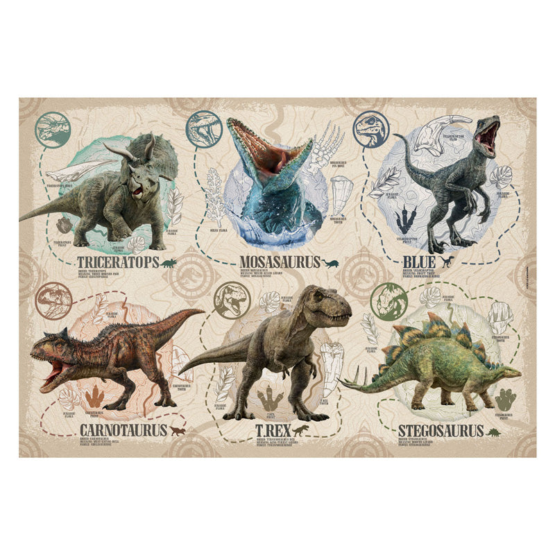 Clementoni Jigsaw Puzzle Super Color Jurassic World, 104st.