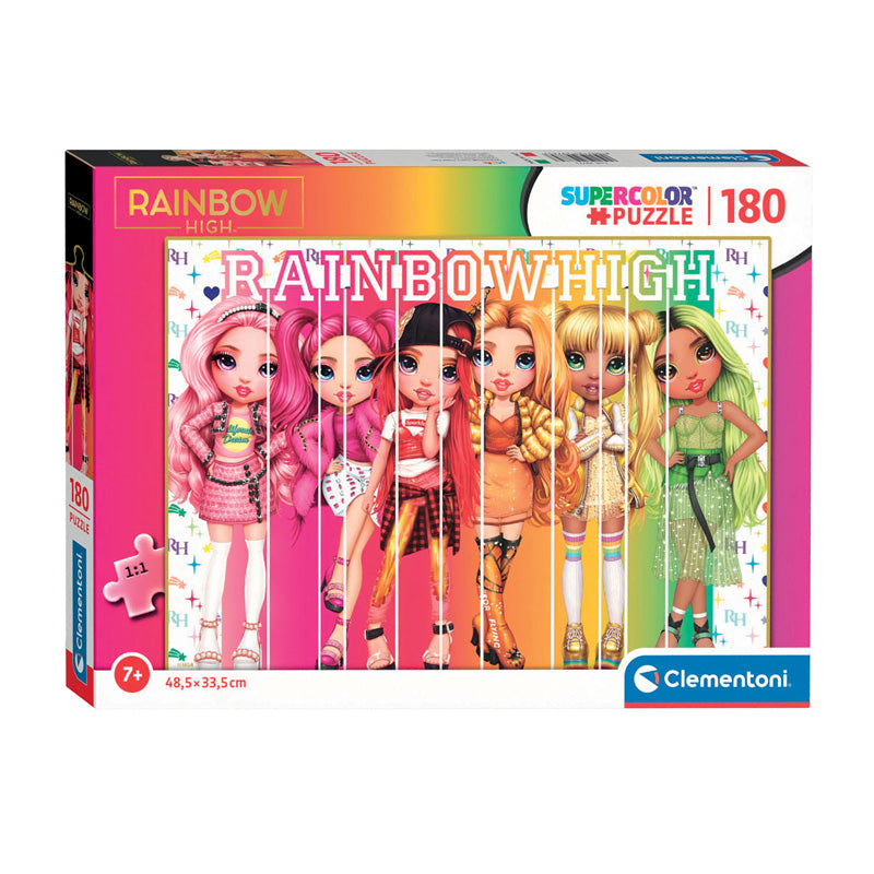 Clementoni Jigsaw Puzzle Super Color Rainbow High, 180e.