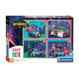 Clementoni Jigsaw Puzzle 4in1 Batwheels - afbeelding 1