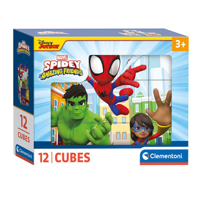 Clementoni Block Puzzle Spidey et ses incroyables amis, 12e.
