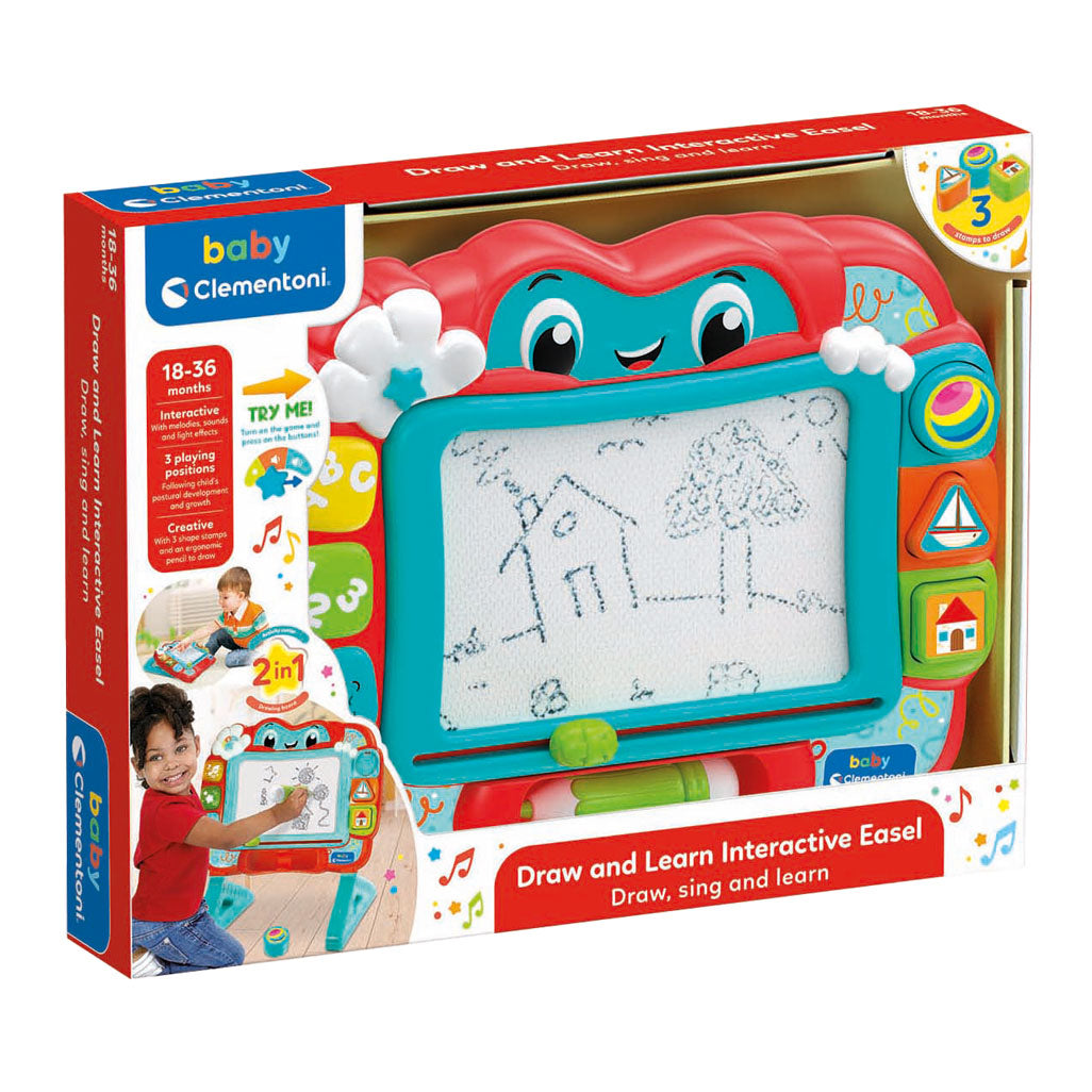 Clementoni Baby - Carte de dessin magnétique Ezel